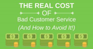 The Real Cost of Bad Customer Service Facebook Image