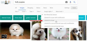 How to find legal images for your blog posts with Google.